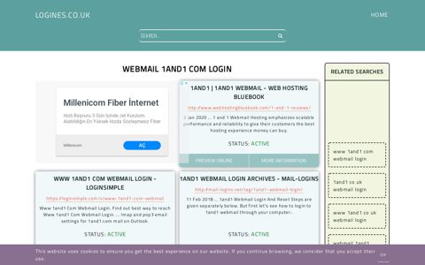 webmail 1and1 com login - General Information about Login