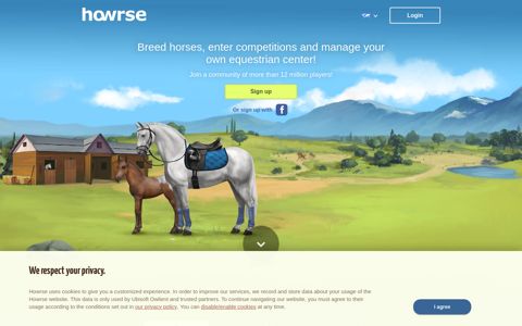 Howrse: Breed horses and manage an equestrian center