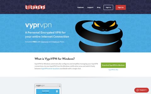 VyprVPN for Windows | Giganews
