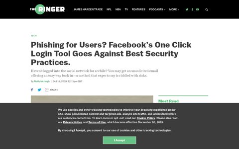 Facebook's One Click Login Tool Goes Against Best Security ...