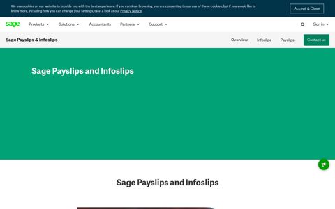 Payslips and Infoslips - Sage