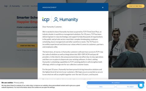 Humanity: Online Employee Scheduling Software