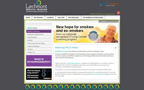 Referring PACS Portal - Larchmont Imaging