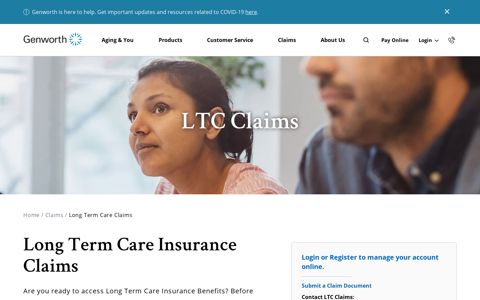 Long Term Care Insurance Claims | Genworth