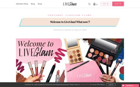 Welcome to LiveGlam! What now?! - LiveGlam