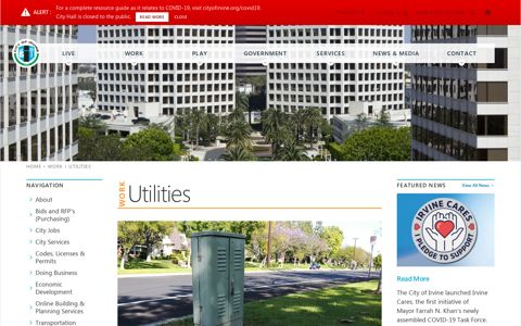 Utilities | City of Irvine