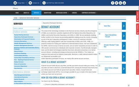 Demat Account - Open Demat Account Now in India | Karvy ...
