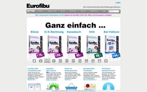 Eurofibu - die österreichische Buchhaltungssoftware