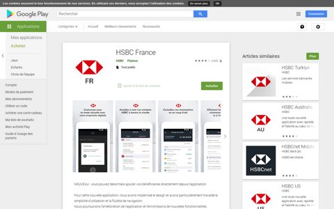 HSBC France – Applications sur Google Play