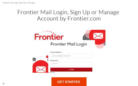 Frontier Mail Login, Sign Up or Manage Account by Frontier.com