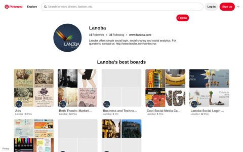 Lanoba (lanobasocial) on Pinterest