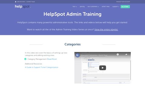 HelpSpot Help Desk Software Admin Training