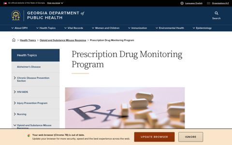 Prescription Drug Monitoring Program | Georgia Department ...