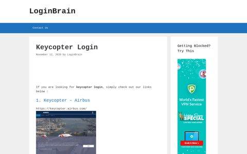 keycopter login - LoginBrain