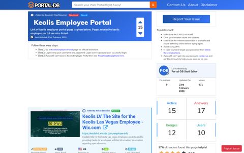 Keolis Employee Portal
