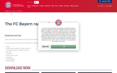 FC Bayern Mobile Apps - FC Bayern Munich
