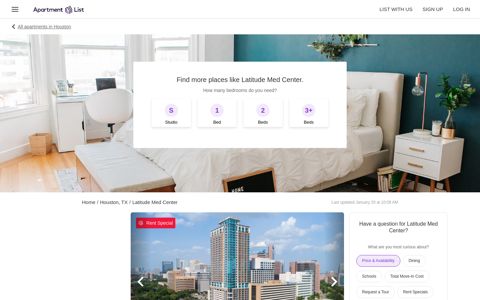 Latitude Med Center - Houston, TX apartments for rent