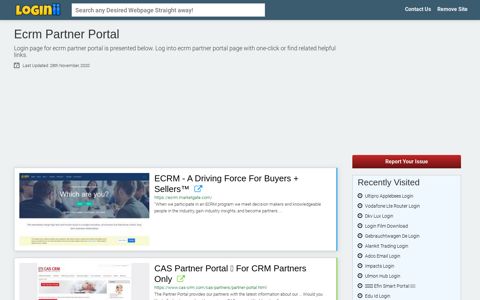 Ecrm Partner Portal - Loginii.com