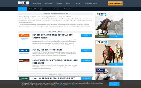 Free Bets & Bookmaker Sign Up Bonuses - Exclusive Offers at ...