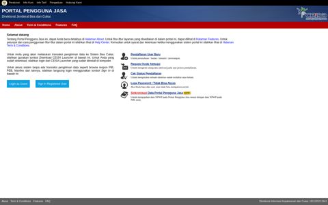 Portal Pengguna Jasa