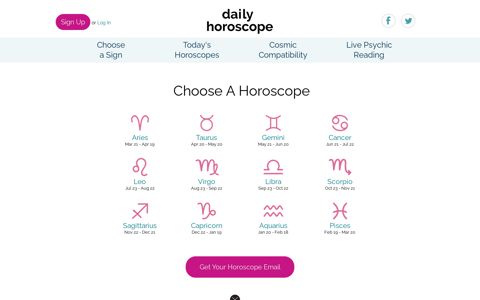 DailyHoroscope.com - Free Horoscopes, Love Horoscopes ...