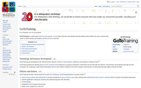 GoToTraining - Wikipedia