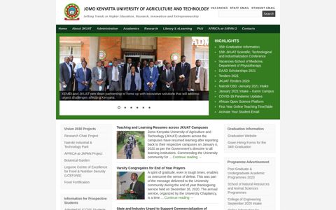 Jomo Kenyatta University of Agriculture and Technology -
