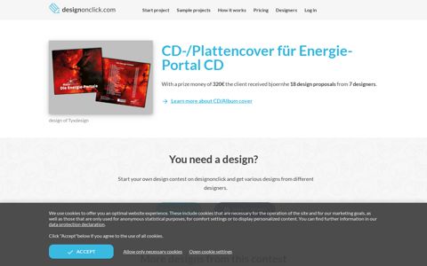 CD-/Plattencover für Energie-Portal CD » CD/Album cover ...