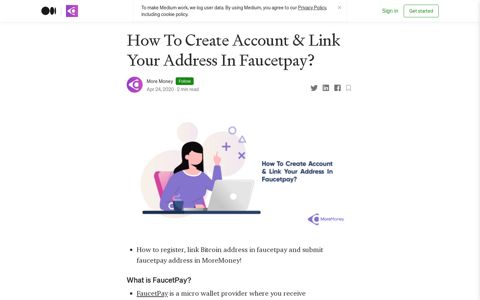 How To Create Account & Link Your Address In Faucetpay ...