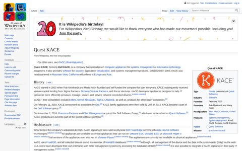 Quest KACE - Wikipedia