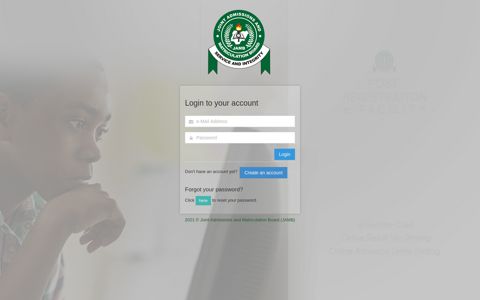 Login to your account - Joint Admissions and Matriculation ...