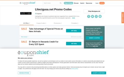 Litecigusa.net Coupons - Save w/ Dec. 2020 Discount Codes