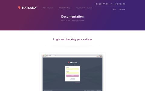 Login and tracking your vehicle | Katsana.com