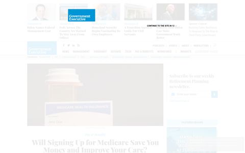 Will Signing Up for Medicare Save You Money and Improve ...