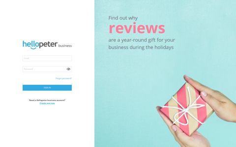 Business Portal | Hellopeter - Login