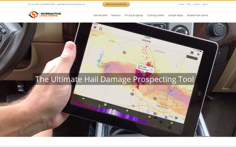 Interactive Hail Maps - Hail Recon® Get There First