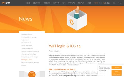 WiFi login & iOS 14 - IACBOX - Internet for Guests