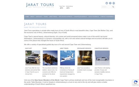 Jarat Tours Cape Town - Luxury tours & chauffeur services ...