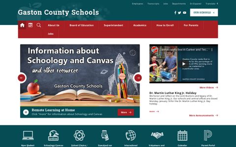 Gaston County Schools / Homepage