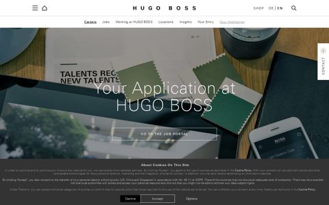 Your application at HUGO BOSS - HUGO BOSS Group
