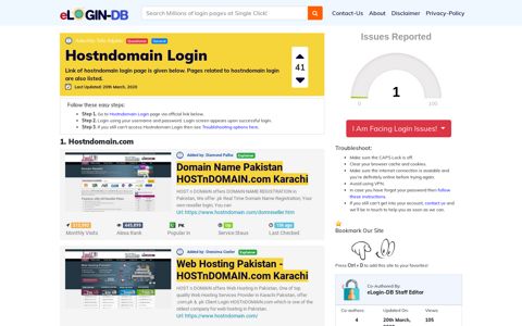 Hostndomain Login - A database full of login pages from all ...