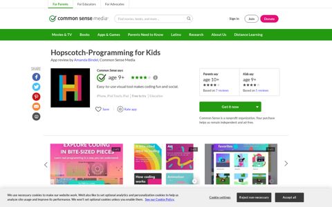 Hopscotch-Programming for Kids App Review