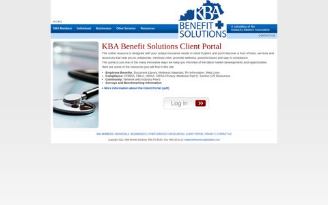 Portal | KBA Benefits Solutions