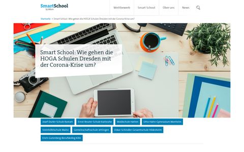 Smart School: Wie gehen die HOGA Schulen Dresden mit der ...