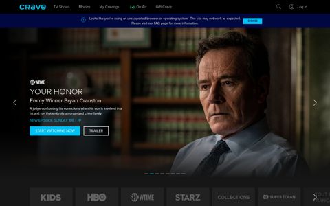 Watch HBO, Showtime and Starz Movies and TV ... - Crave