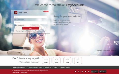 MyAccount - Home Page - Westlake Financial