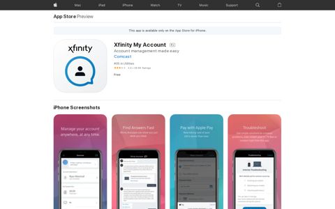 ‎Xfinity My Account on the App Store