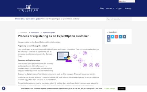 ExpertOption Registering Account | Detailed Guide On How ...