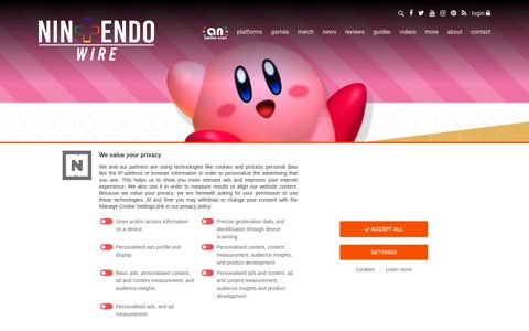 Kirby Japanese site sees a full overhaul, welcome to the Kirby ...