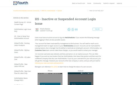 HS - Inactive or Suspended Account Login Issue – Fourth ...